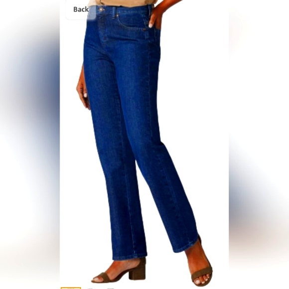 New Lee  Straight Legs Relaxed Fit Blue Jeans, Size 18 Long - Picture 8 of 16
